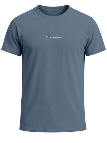 Neverless Shirt 'Palmen' in Blue: front
