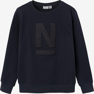 NAME IT Sweatshirt 'TOMANSE' in Blauw: voorkant