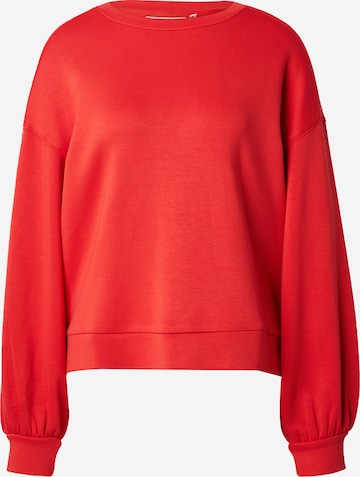MSCH COPENHAGENSweater majica 'Janelle Lima' - crvena boja: prednji dio