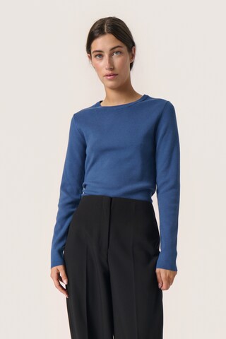 Pull-over 'Spina' SOAKED IN LUXURY en bleu : devant
