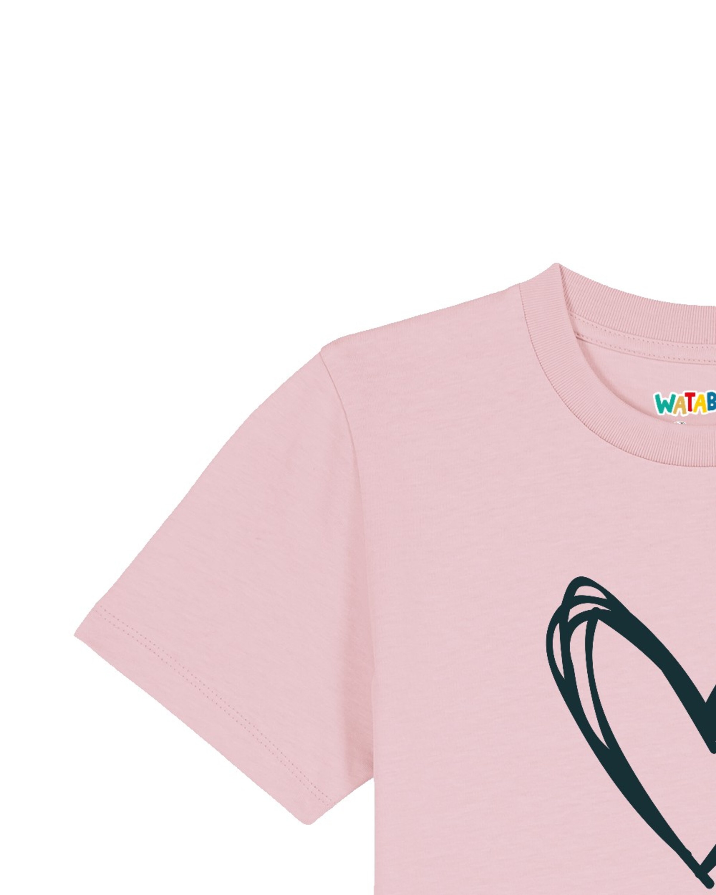 watabout.kids Shirt 'Herzi' in Pink