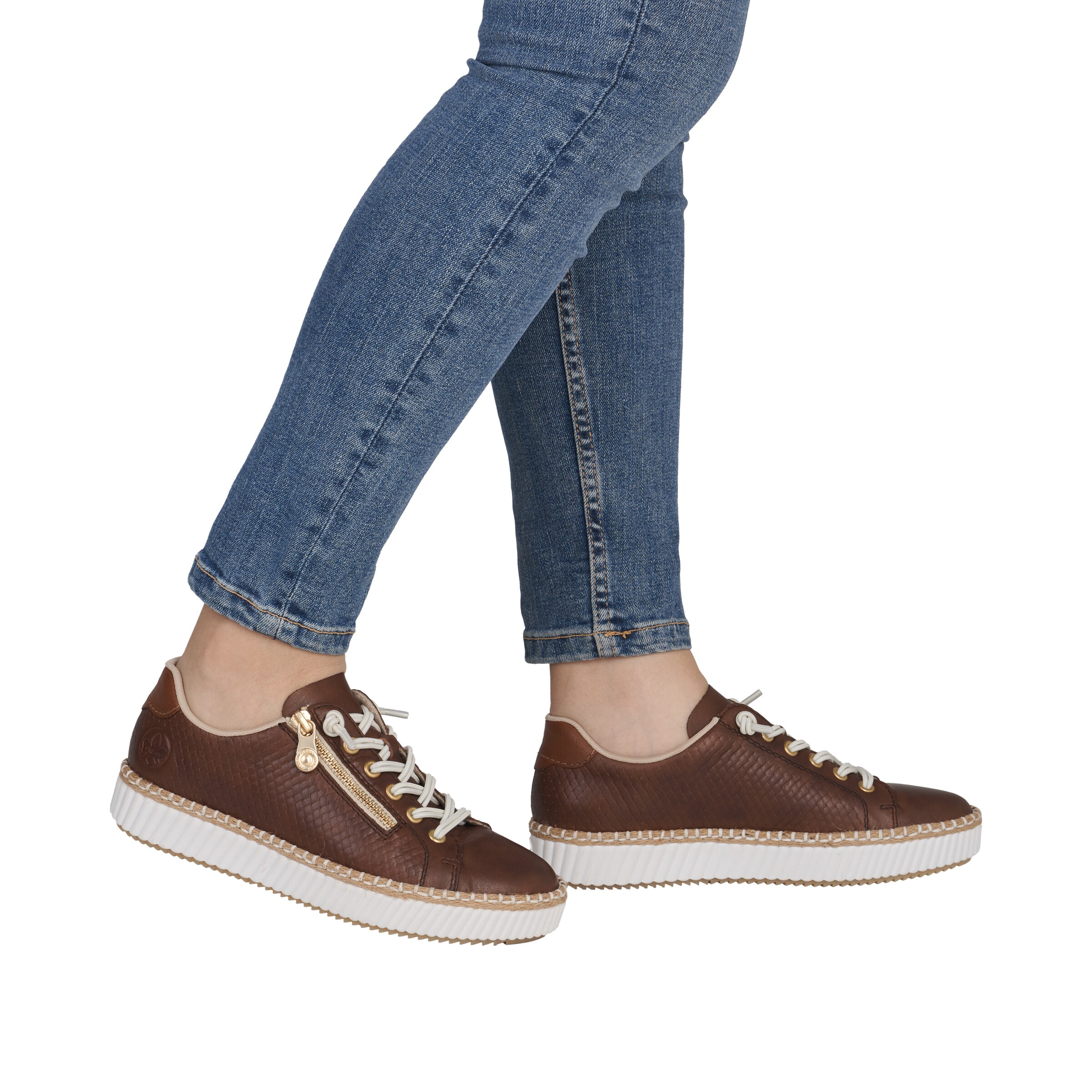 Rieker Sneakers 'M2940' in Brown
