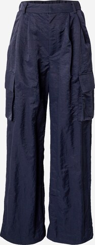 River Island Regular Cargobroek in Blauw: voorkant