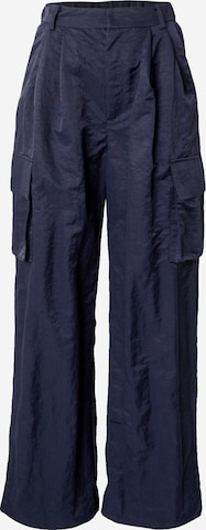 River Island Regular Cargobroek in Blauw: voorkant