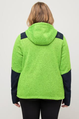 Ulla Popken Sweatvest in Groen