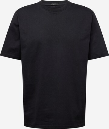 T-Shirt DENHAM en noir : devant