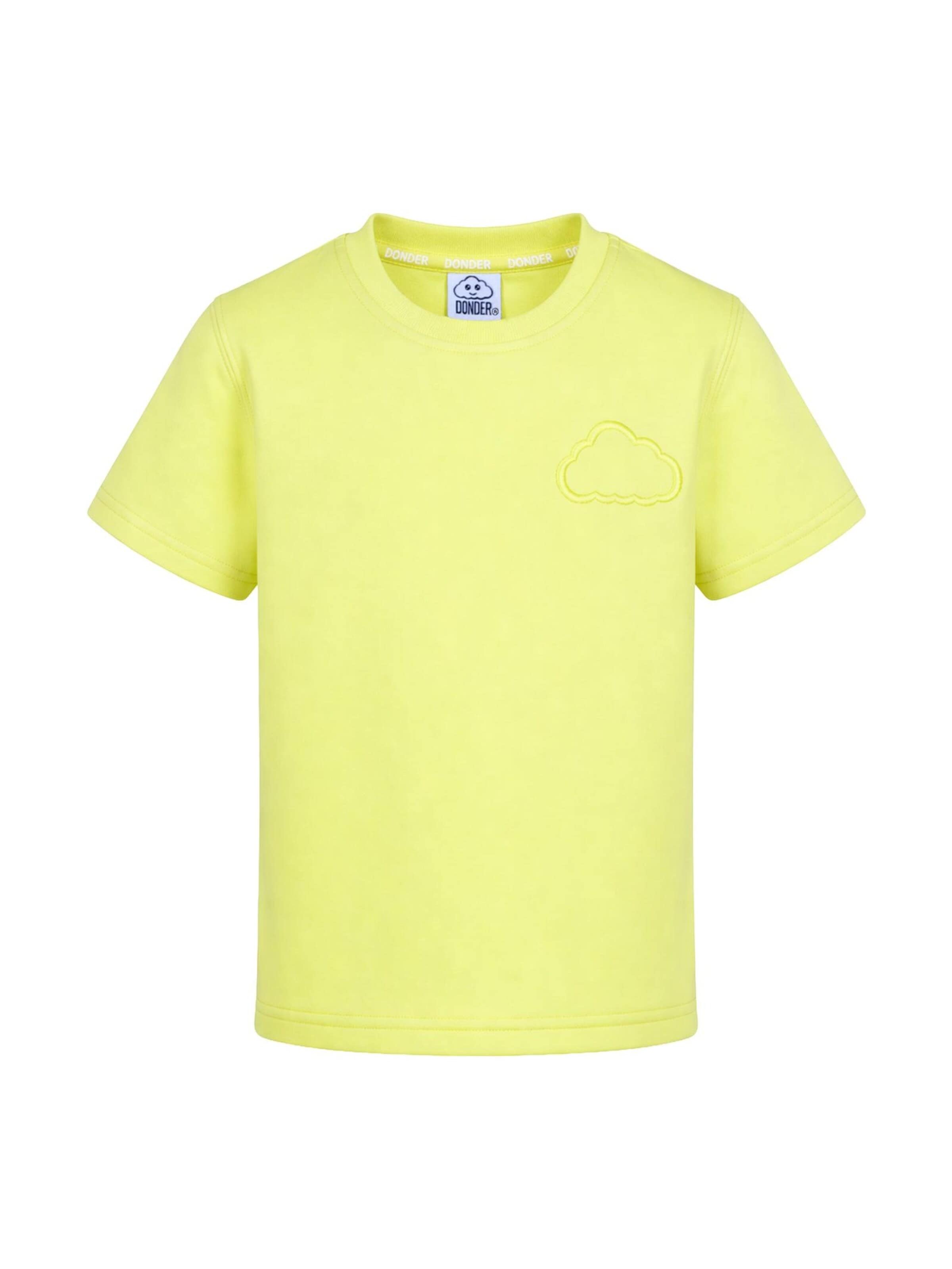 Donder Shirt 'Heavy Tee Essential Canary Yellow' in Yellow: front