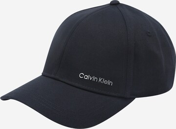 Casquette Calvin Klein en noir : devant