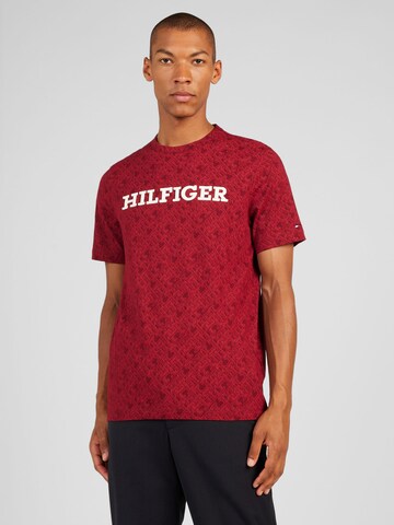 TOMMY HILFIGER T-Shirt in Rot: predná strana