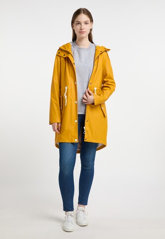 Cappotto funzionale di DreiMaster Maritim in giallo