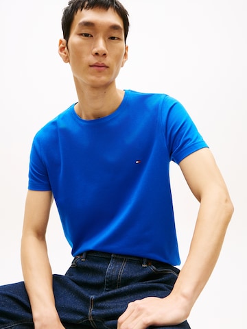 mėlyna TOMMY HILFIGER Priglundantis modelis Marškinėliai