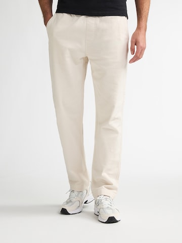 Petrol Industries regular Παντελόνι σε λευκό: μπροστά