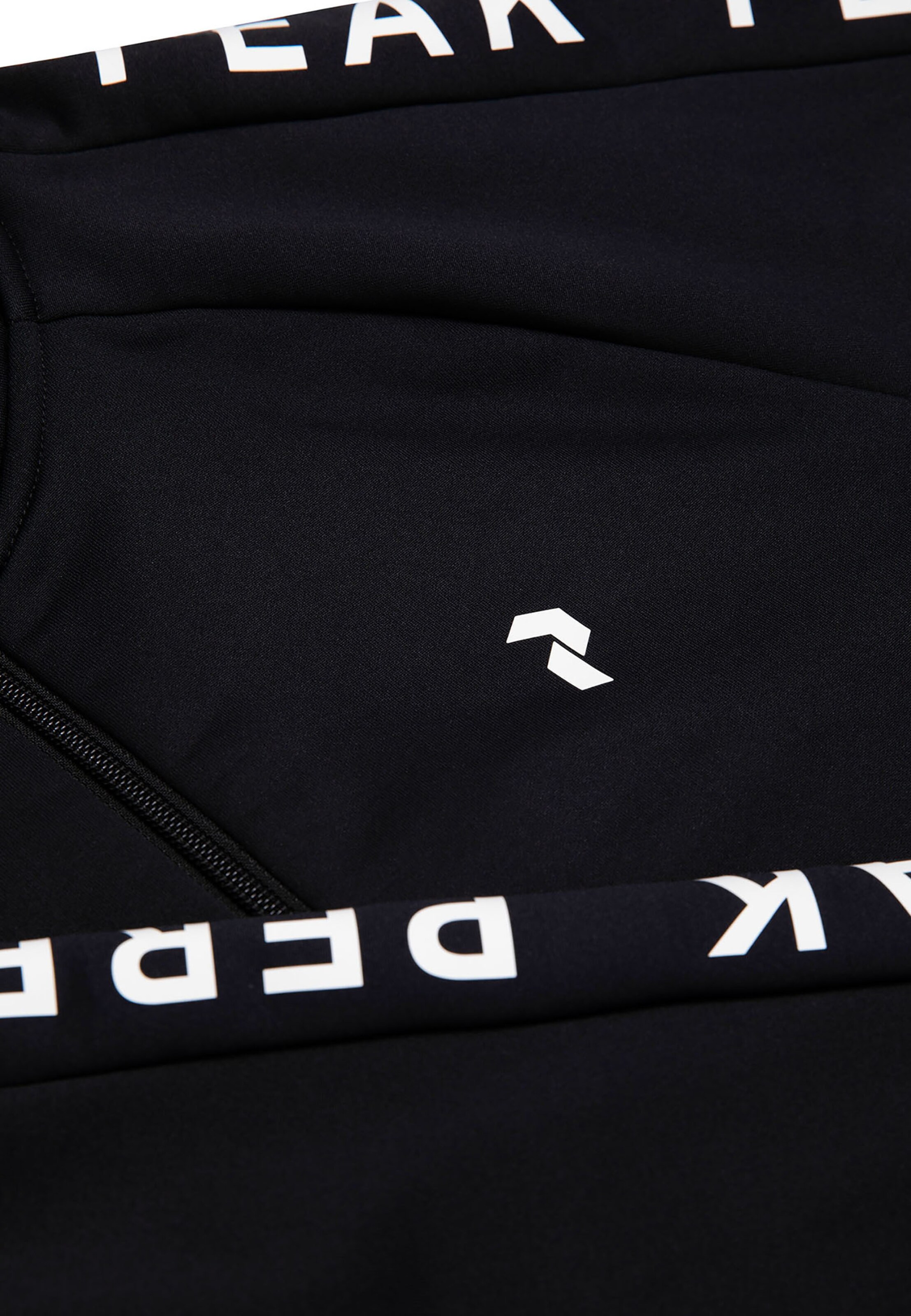 PEAK PERFORMANCE Fleece jas in Zwart