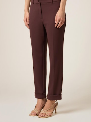 Regular Pantalon oltre en rouge
