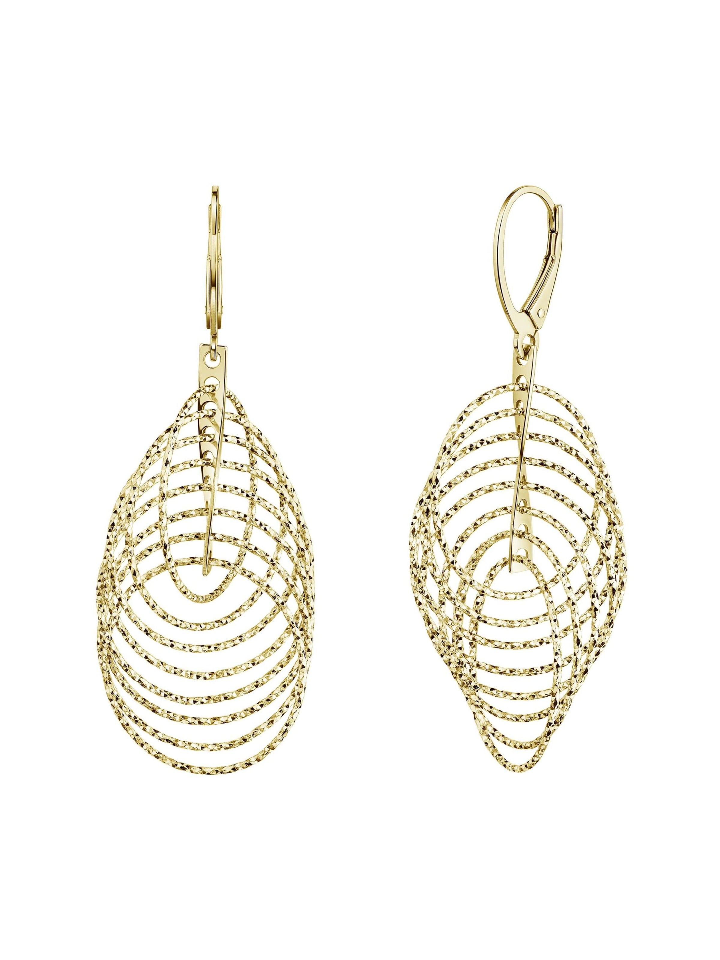CELESTA Earrings in Gold: front