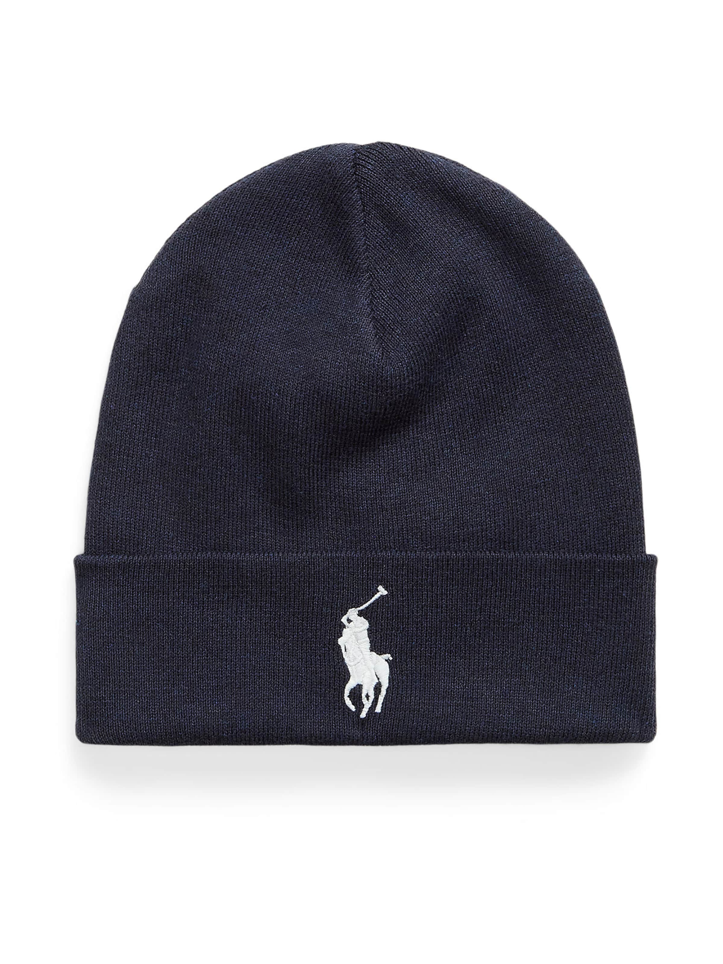 Polo Ralph Lauren Шапка в синьо: отпред