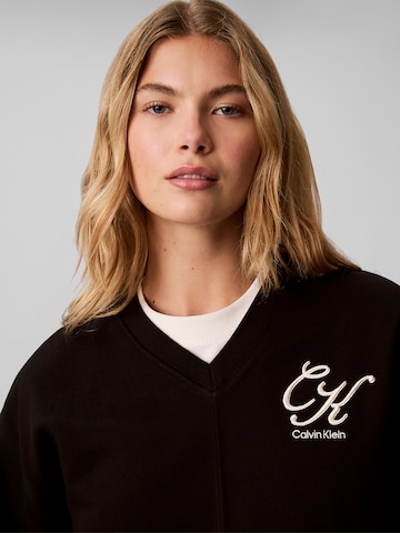 Sweat-shirt Calvin Klein Jeans en noir