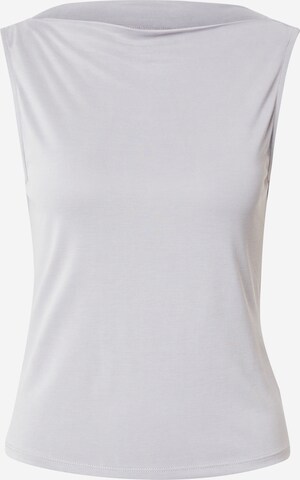 Monki Top 'Anne' in Grey: front