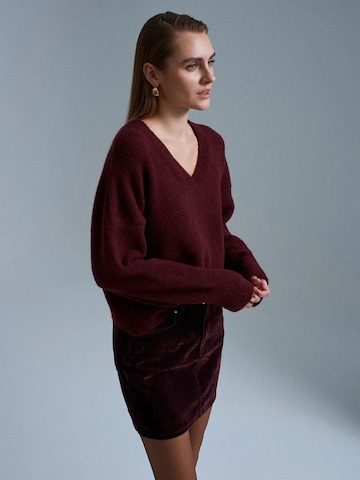 Dilvin Sweater 'Pullover' in Red
