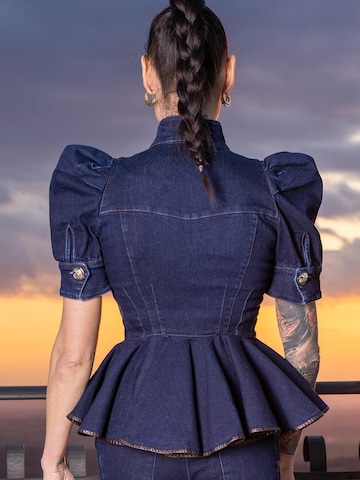 JIORO Blazer 'ESSENTIALS' in Blau
