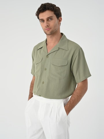 Regular fit Camicia di Antioch in verde