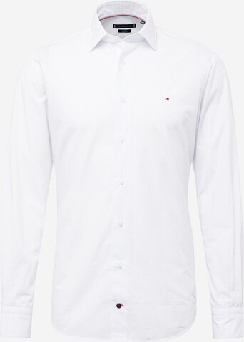 Regular fit Camicia di TOMMY HILFIGER in bianco: frontale