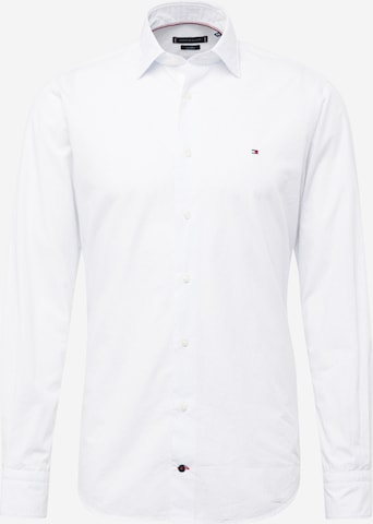 TOMMY HILFIGER - Regular Fit Camisa em branco: frente