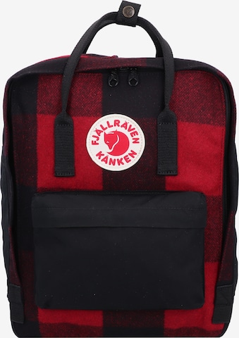 Zaino 'Kanken' di Fjällräven in rosso: frontale