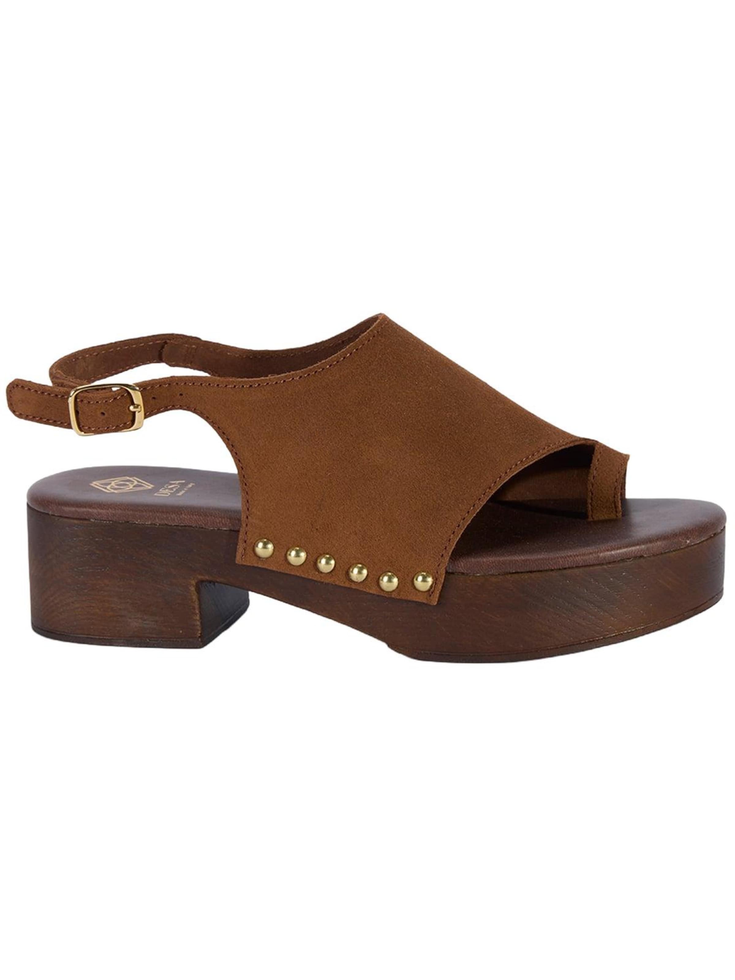 Sandales Desa en marron : devant