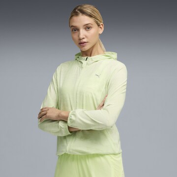 PUMA Sportjas in Groen: voorkant