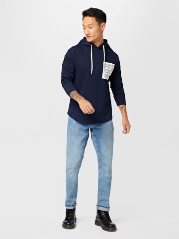 TOM TAILOR DENIM Sweatshirt in Blue