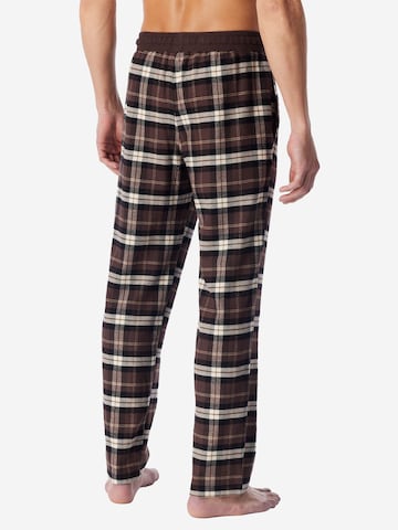 Pantalon de pyjama ' Mix Relax ' SCHIESSER en marron