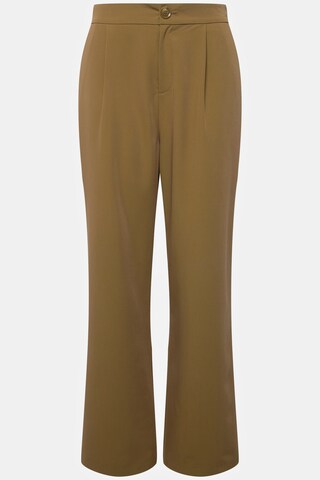 Studio Untold Wide leg Trousers in Brown: front