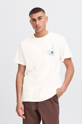 !Solid T-shirt 'SDRAE' i vit: framsida
