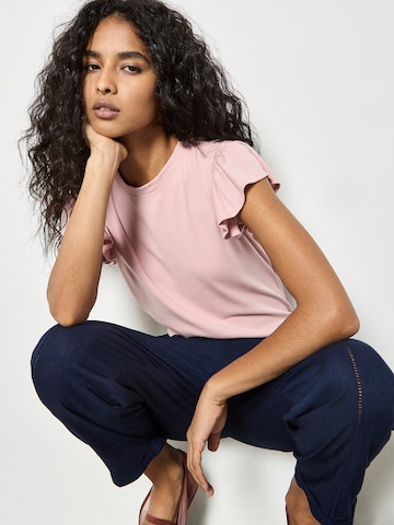 T-shirt Apricot en rose