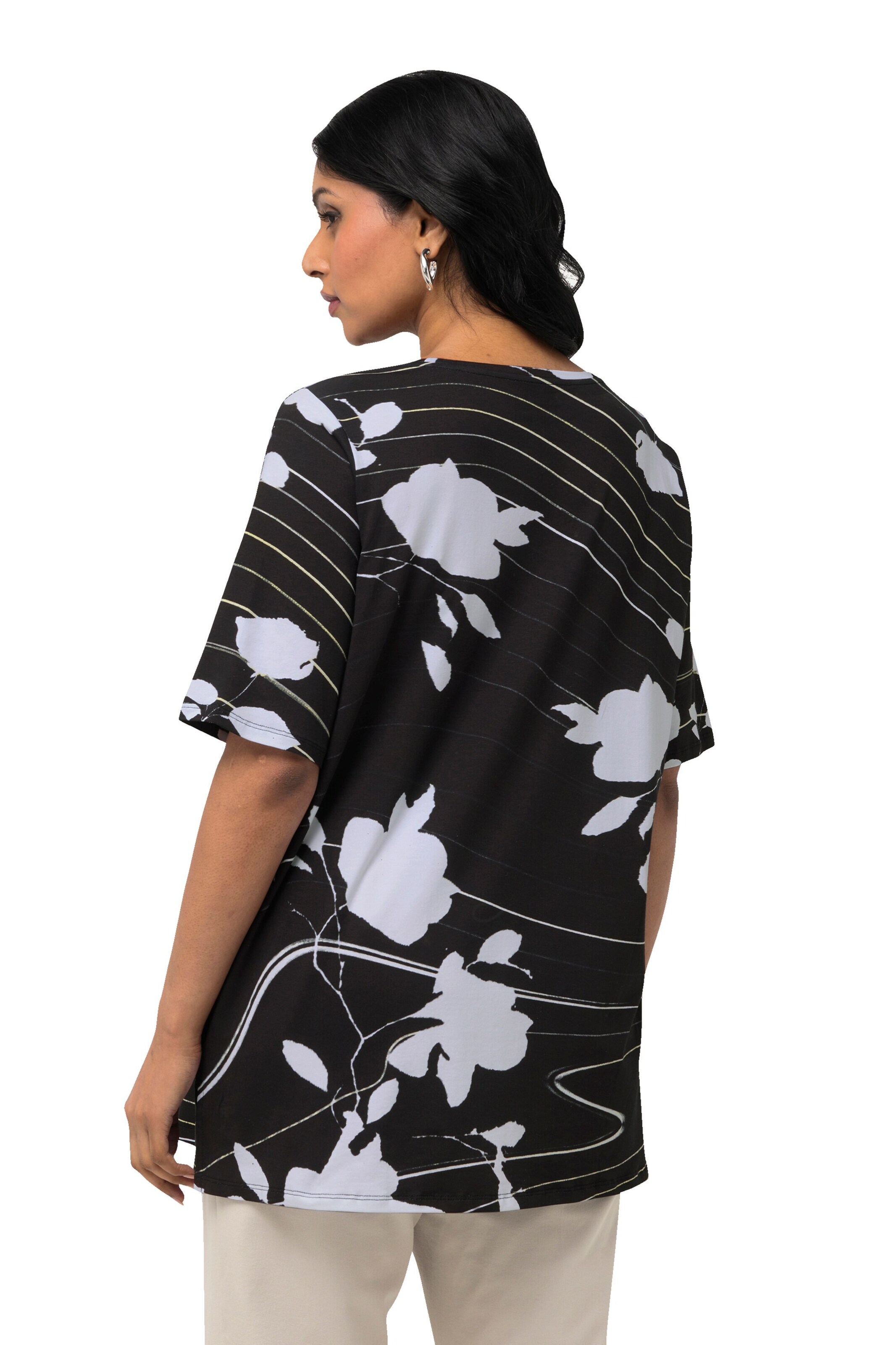 Ulla Popken Shirt in Zwart