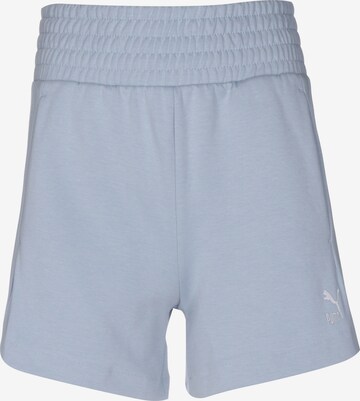 PUMA Workout Pants in Blue: front