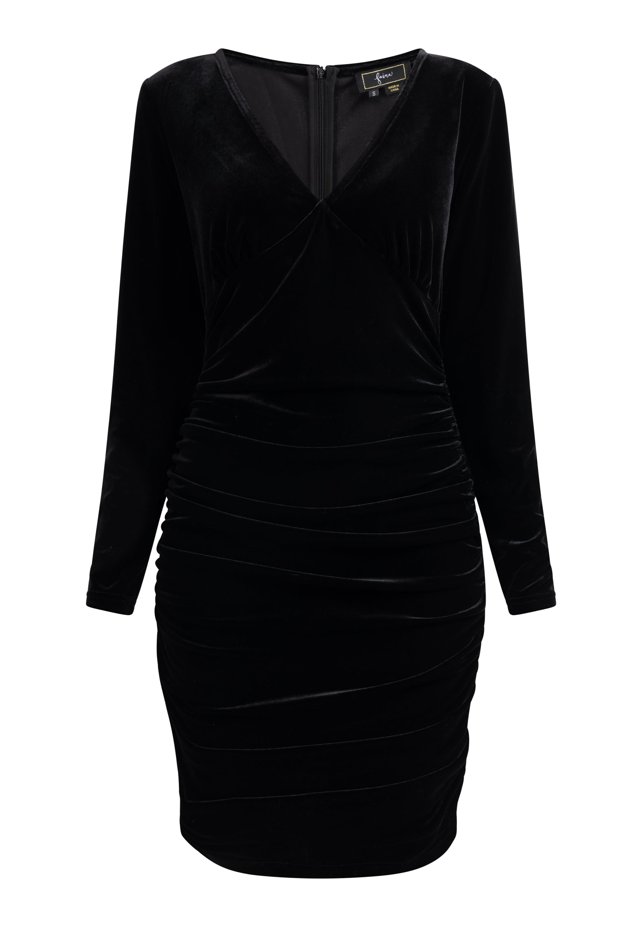 Robe faina en noir : devant