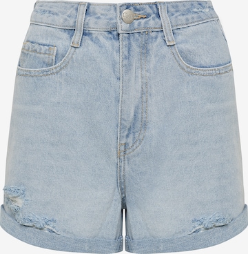 Calli Regular Jeans 'SIENA' in Blauw: voorkant