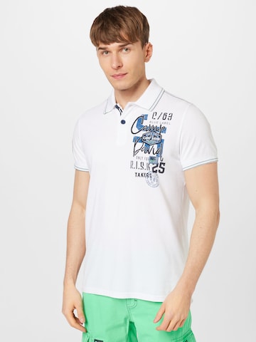 CAMP DAVID - Camiseta en blanco: frente