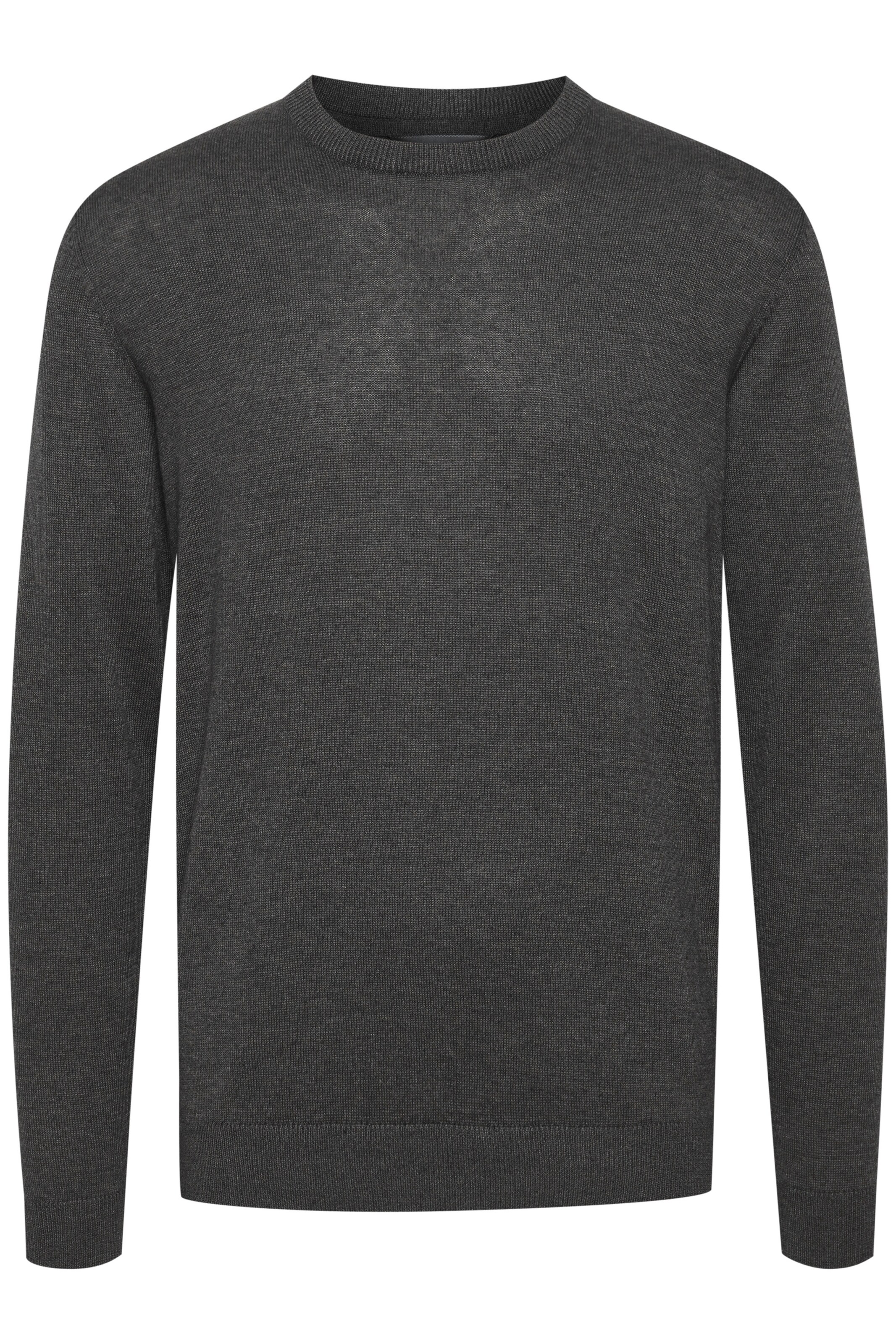 !Solid Pullover 'Alagro' in Grau: Vorderseite