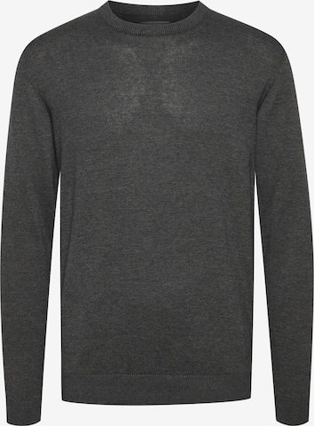 !Solid Sweater 'Alagro' in Grey: front