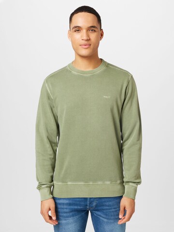 GANT Sweatshirt in Green: front