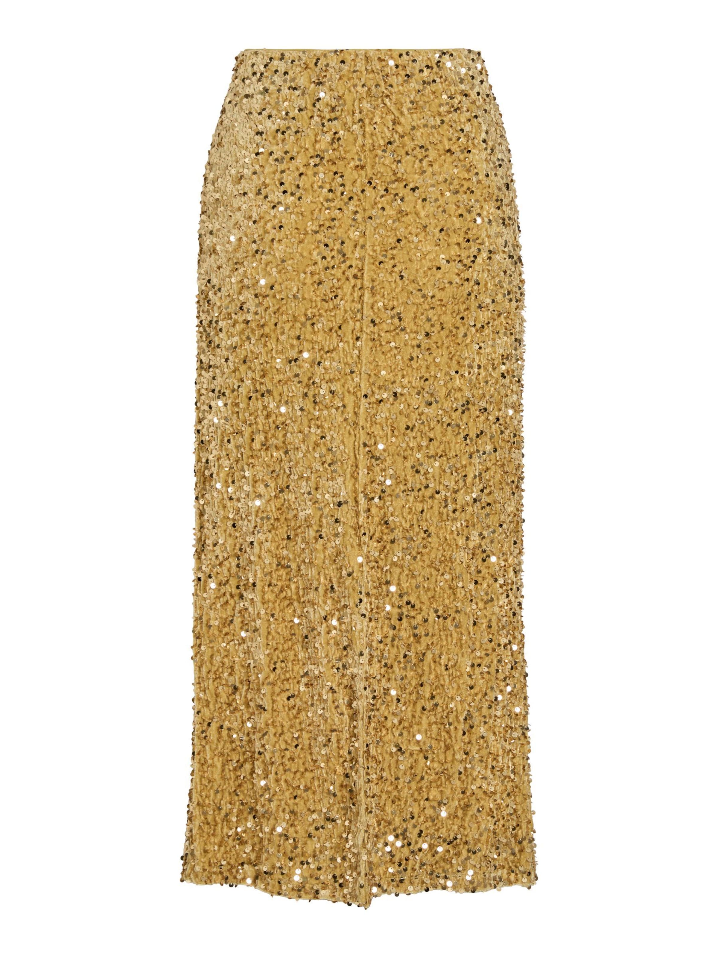 VILA Skirt 'VIBelieve' in Gold