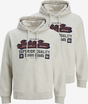 JACK & JONES Sweatshirt 'Logo' in Grau: Vorderseite
