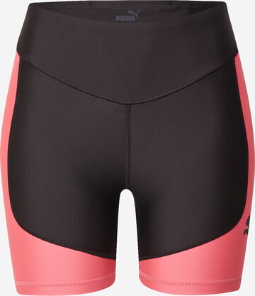 PUMA Skinny Sportbroek 'Fit Eversculpt 5" Tight Short' in Zwart: voorkant