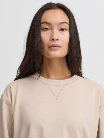 Pull-over ' IHKALA LS ' ICHI en beige