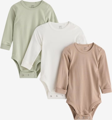 Barboteuse / body Lindex en beige : devant