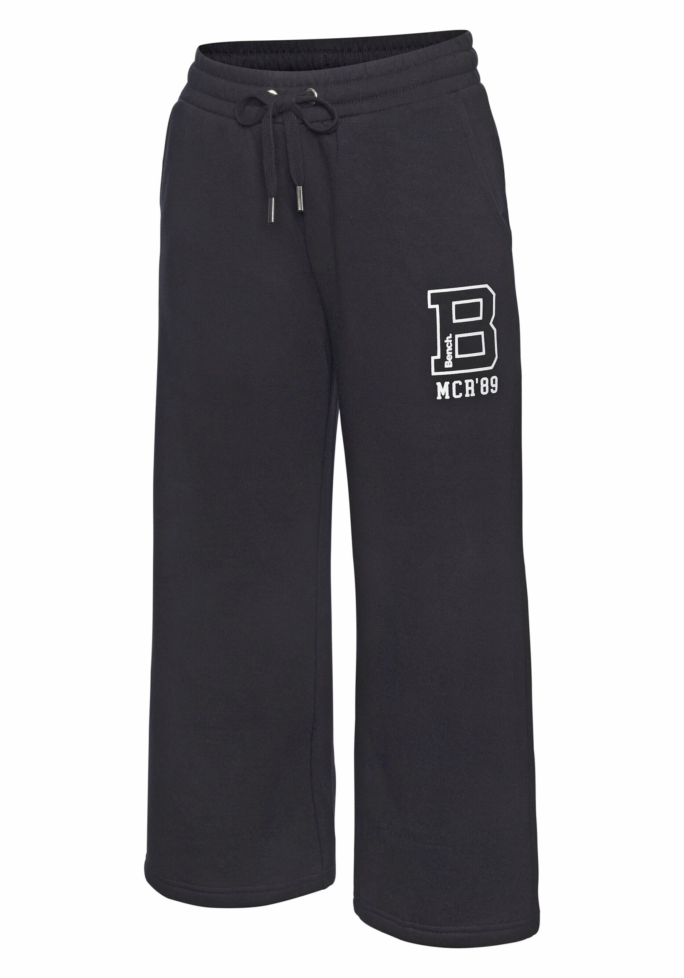 BENCH Wide Leg Hose in Schwarz