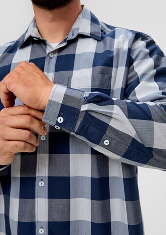 Coupe regular Chemise s.Oliver Red Label Big & Tall en bleu